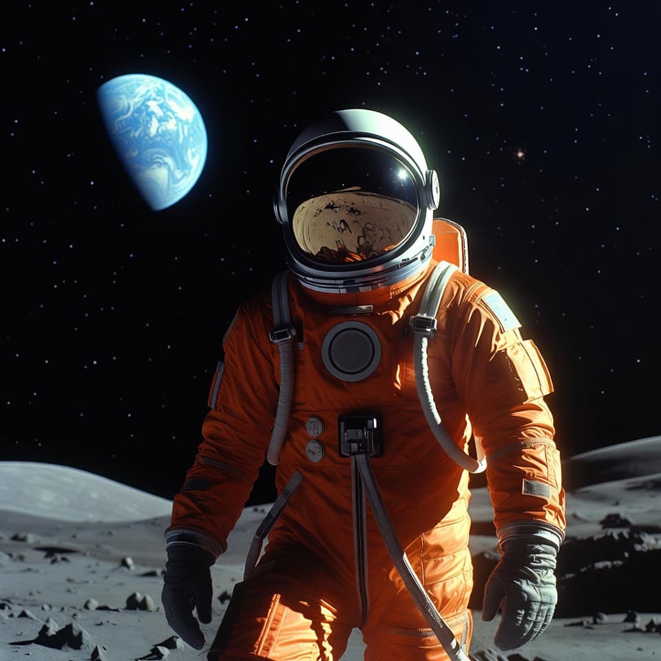 Back To The Moon astronaut