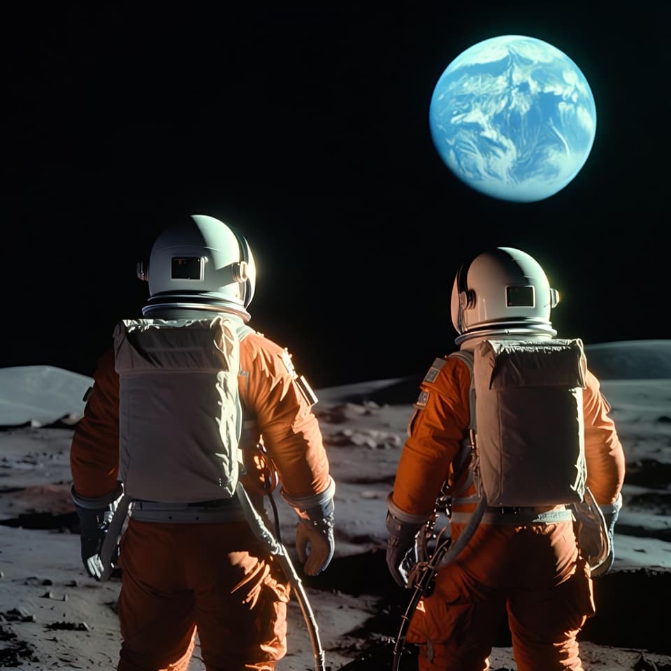 Two Back To The Moon astronauts